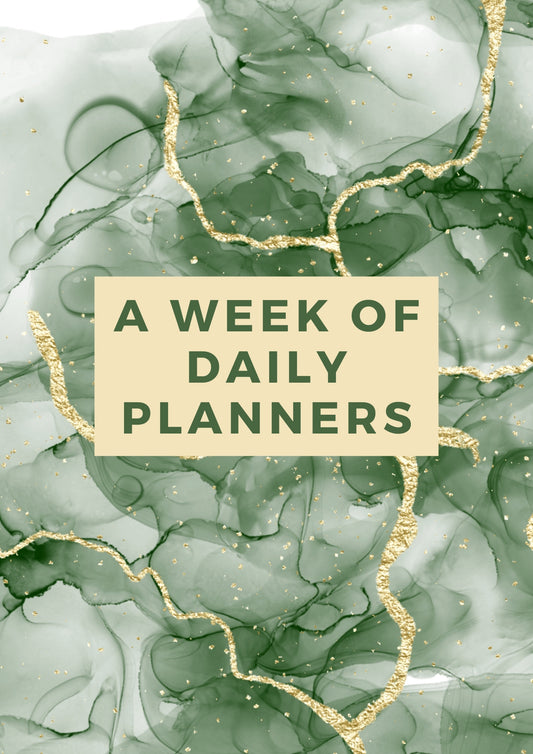 A Week of Daily Planners